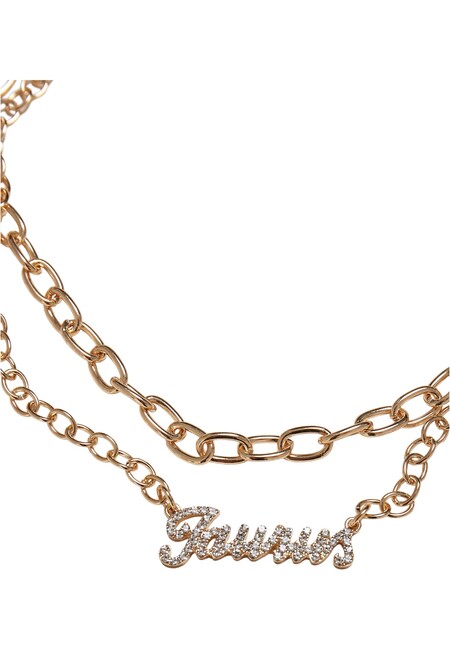 Urban Classics Diamond Zodiac Golden Necklace taurus - Gangstagroup.com -  Online Hip Hop Fashion Store