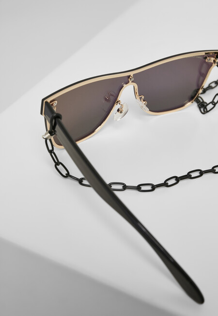 Urban Classics 103 Chain Sunglasses black/gold mirror - Gangstagroup.com -  Online Hip Hop Fashion Store