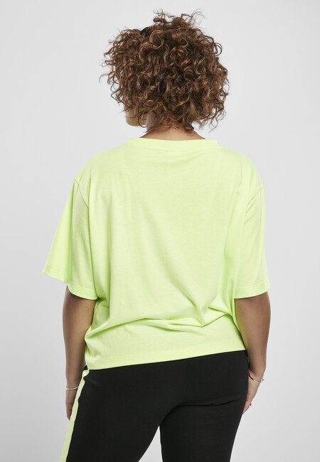 Urban Classics Neon electriclime/black Fashion Hip Hop - Tee Short Online Oversized Ladies Gangstagroup.com 2-Pack Store 
