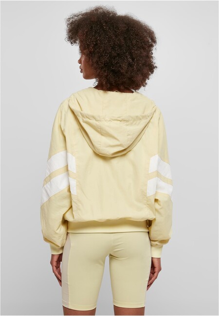 Urban Classics Ladies Crinkle Batwing Jacket softyellow/white -  Gangstagroup.com - Online Hip Hop Fashion Store | 
