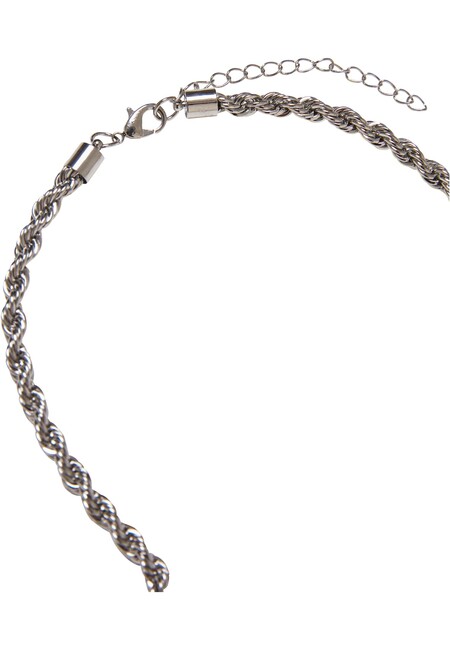 Urban Classics Charon Intertwine Necklace silver - Gangstagroup.com -  Online Hip Hop Fashion Store