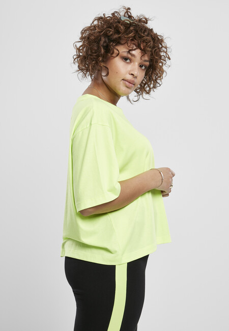 Urban Classics Ladies Short Oversized Neon Tee 2-Pack electriclime/black -  Gangstagroup.com - Online Hip Hop Fashion Store