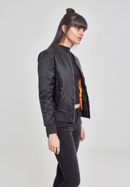 Jackets Urban Classics Ladies Basic Bomber Jacket Black