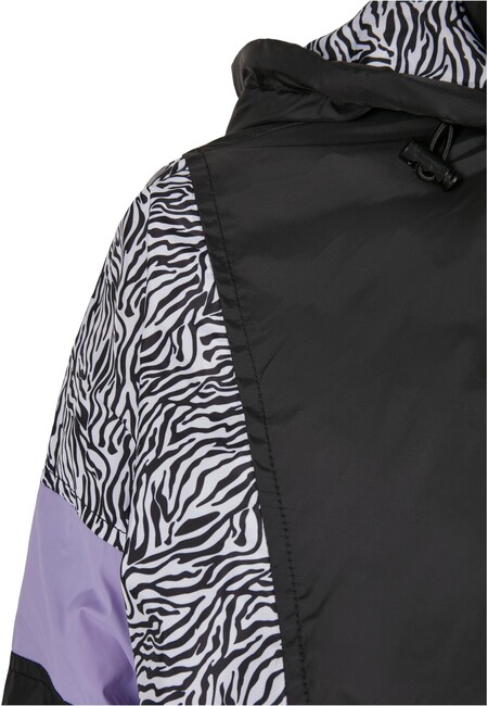 Online - Gangstagroup.com Hop Store Classics Jacket Hip Over AOP Urban black/zebra Fashion Pull Mixed - Ladies