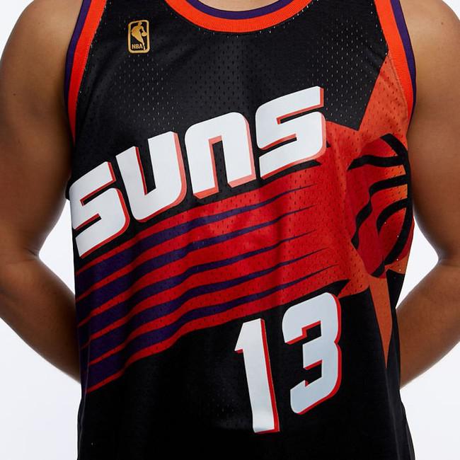 Men's Phoenix Suns Steve Nash #13 Nike Black 2021 Swingman Jersey