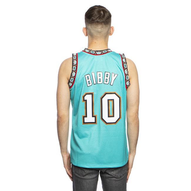  Mitchell & Ness Vancouver Grizzlies Mike Bibby 10 Teal