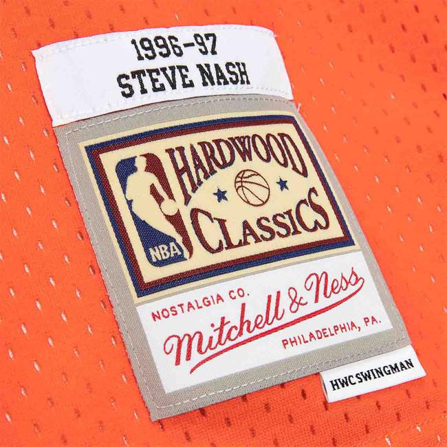 Phoenix Suns Steve Nash Mitchell & Ness 1996-97 Hardwood Classics Reload  Swingman Orange Jersey