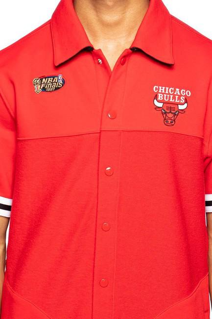Mitchell & Ness Chicago Bulls French Terry Shooting Shirt red