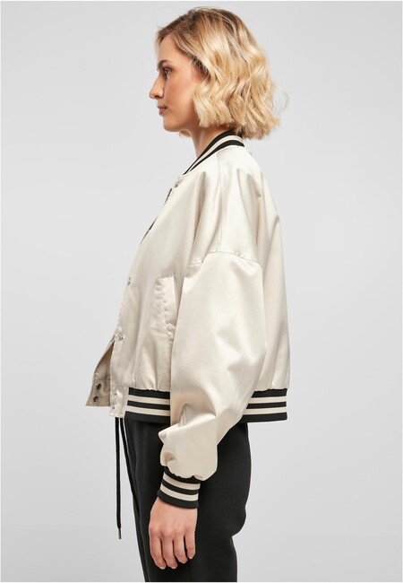 Urban Satin Classics Ladies Gangstagroup.com Online Fashion Hip softseagrass - Jacket Oversized Short Store - Hop College