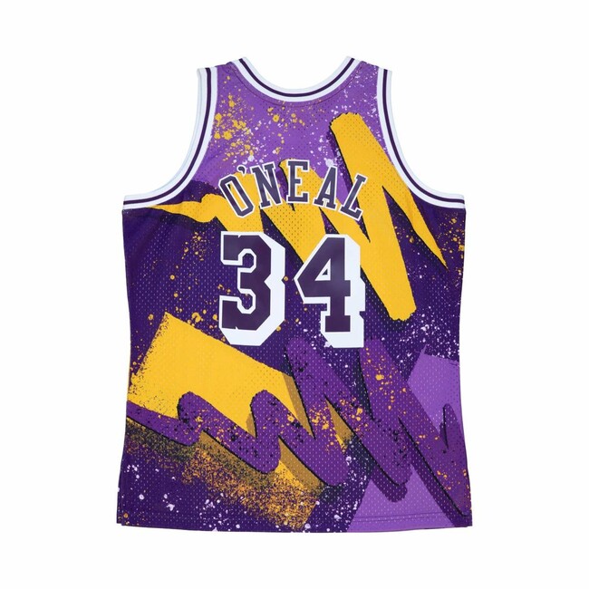 Mitchell & Ness Floral Swingman Los Angeles Lakers ONeal #34 