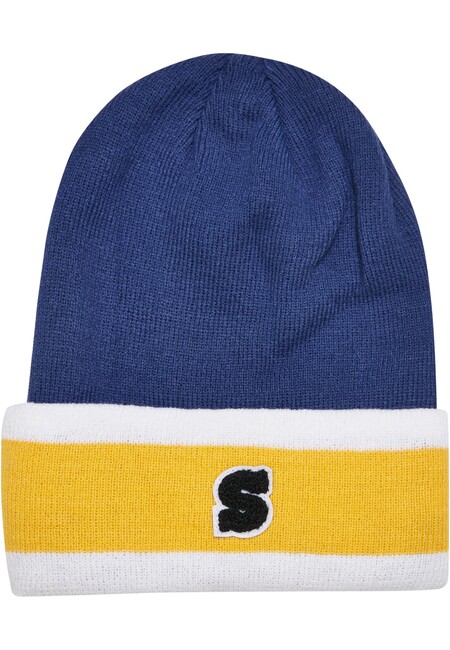Urban Classics College Team Package Beanie and Scarf spaceblue/ californiayellow/wht - Gangstagroup.com - Online Hip Hop Fashion Store