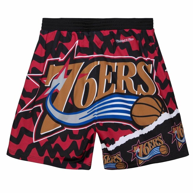 76ers mitchell and ness shorts