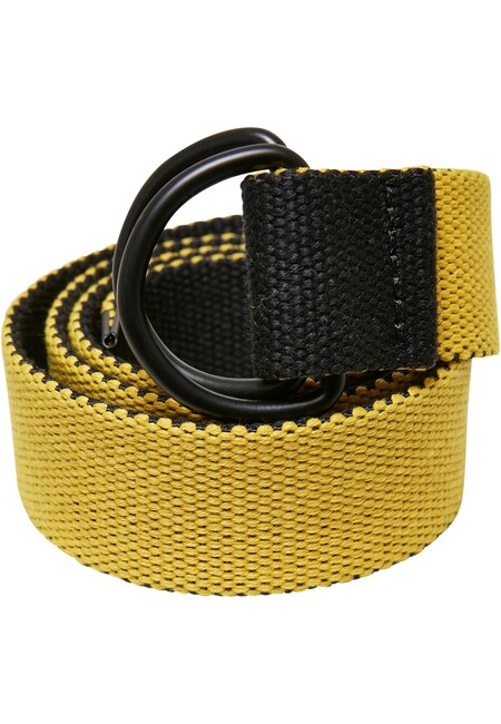 Urban Classics Easy D-Ring Belt Kids 2-Pack black/royal+black/yellow -  Gangstagroup.com - Online Hip Hop Fashion Store