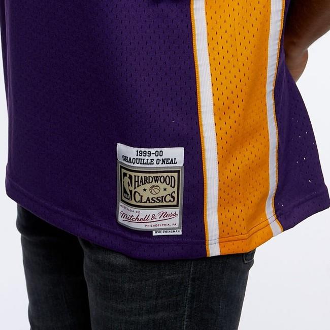 Mitchell & Ness Los Angeles Lakers #34 Shaquille O'Neal purple Swingman  Jersey