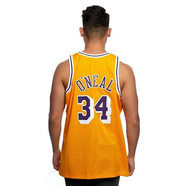 Los Angeles Lakers Shaquille O'neal 34 Mitchell & Ness Swingman Jersey