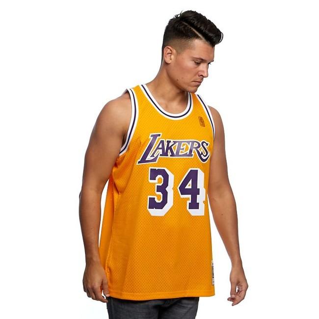 Los Angeles Lakers Mens Jersey Mitchell & Ness #34 Shaq O'Neal Powder – THE  4TH QUARTER