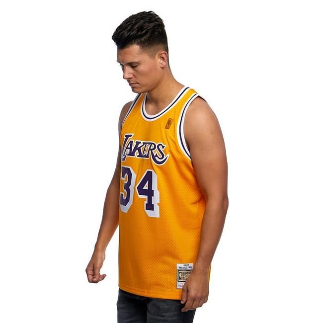Los Angeles Lakers Youth Jersey Mitchell & Ness #34 Shaquille O'Neal R –  THE 4TH QUARTER