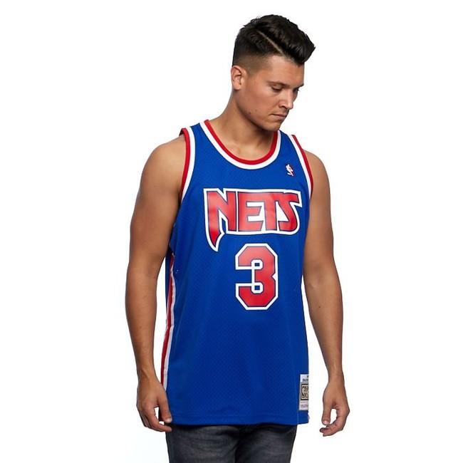 Drazen Petrovic 3 New Jersey Nets Mitchell & Ness Hwc Shirts - Wiotee