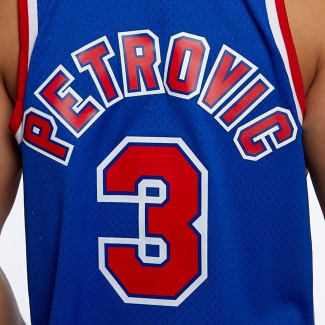 Drazen Petrovic New Jersey Nets Basketball Jersey – Best Sports
