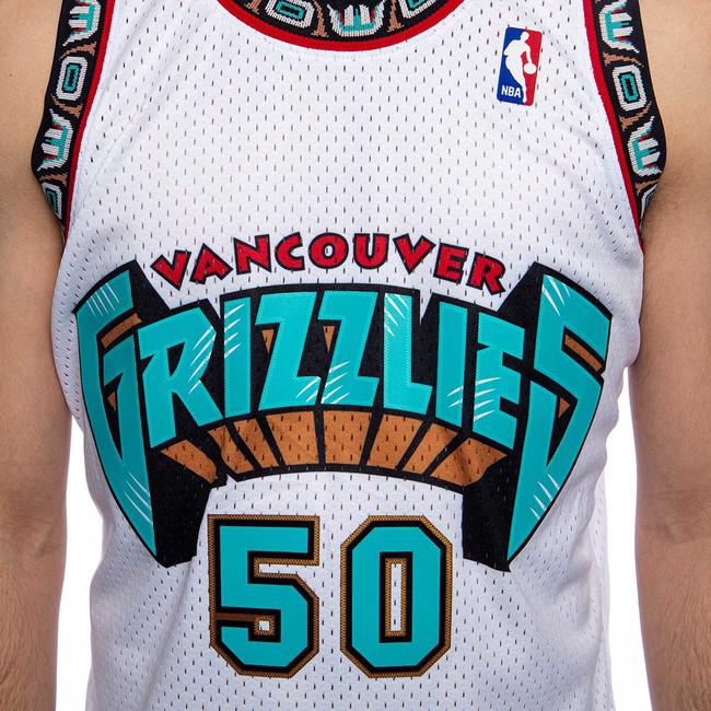 NBA Swingman Jersey Vancouver Grizzlies 1995-96 Bryant Reeves #50