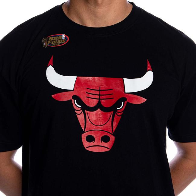 Chicago Bulls Mens T-Shirt Adidas Logo Black