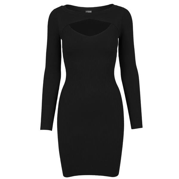 Urban Classics Ladies Cut Out Dress black - Gangstagroup.com - Online ...