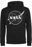 Mr. Tee NASA Black-and-White Insignia Hoody black