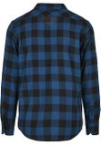 Urban Classics Checked Flanell Shirt blue/black