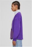 Urban Classics Ladies Polarfleece Track Jacket realviolet/lightasphalt