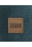 Urban Classics Leatherpatch Long Beanie jasper