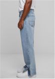 Urban Classics Heavy Ounce Straight Fit Zipped Jeans new light blue washed