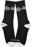 Mr. Tee Major City 040 Socks 2-Pack black/white