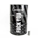 Cocaine Life steel barrel 200l Black