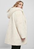Urban Classics Ladies Hooded Teddy Coat offwhite