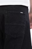 Mass Denim Shorts Jeans Slang baggy fit black rinse