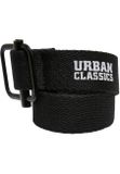 Urban Classics Industrial Canvas Belt Kids 2-Pack black/green