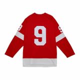Mitchell &amp; Ness Detroit Red Wings #9 Gordie Howe NHL Dark Jersey red