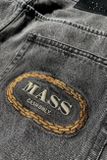 Mass Denim Jeans Round Two Extra Baggy Fit black washed