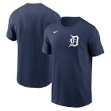 Nike T-shirt Men&#039;s Fuse Wordmark Cotton Tee Detroit Tigers midnight navy