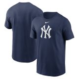 Nike T-shirt Men&#039;s Fuse Large Logo Cotton Tee New York Yankees midnight navy