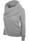 Urban Classics Ladies Asymetric Zip Jacket grey
