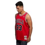 Mitchell &amp; Ness Chicago Bulls #33 Scottie Pippen red Swingman Jersey