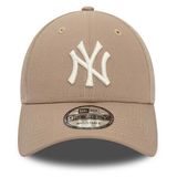 New Era 9FORTY Adjustable Cap New York Yankees League Essential Brown Beige