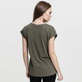 Urban Classics Ladies Extended Shoulder Tee olive