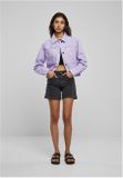 Urban Classics Ladies Short Boxy Worker Jacket lilac - Gangstagroup.com -  Online Hip Hop Fashion Store | Jacken