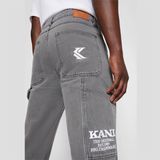 Karl Kani Retro Tapered Workwear Denim light grey