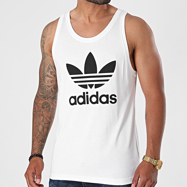 Adidas Trefoil Top White - Gangstagroup.com - Online Hip Hop Store