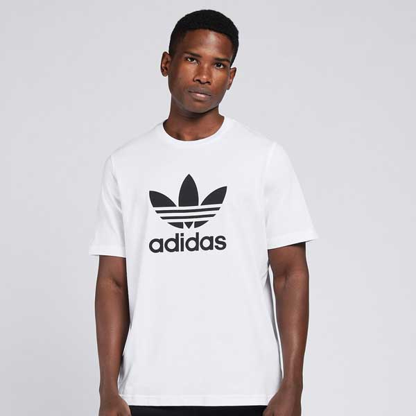 Adidas Trefoil Tee White - Gangstagroup.com - Online Hip Hop Fashion Store
