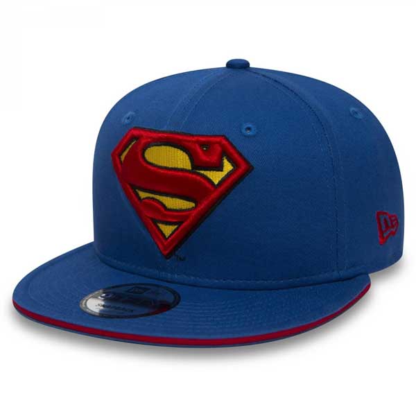 Kids Youth Size Superman Vintage Warner Bros Snapback Hat Cap Navy 