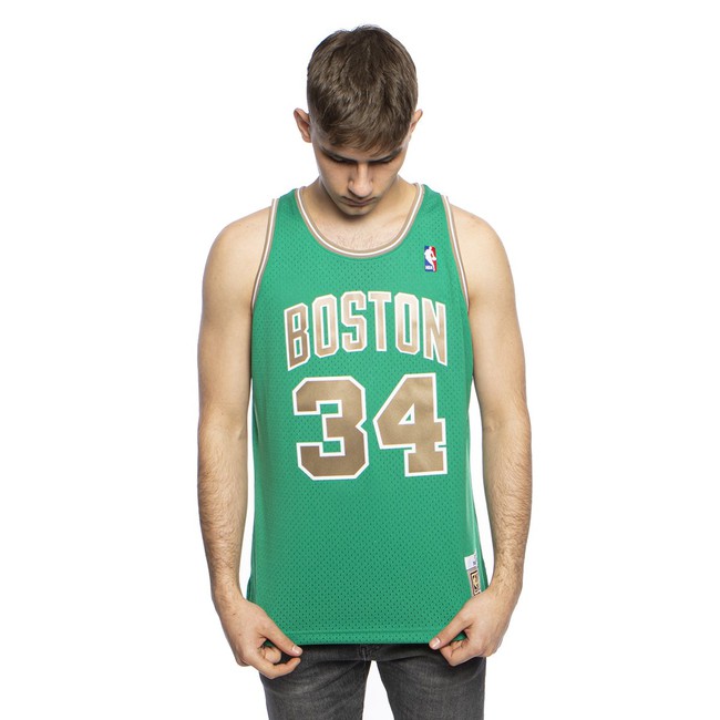 Negen element Master diploma Mitchell & Ness Boston Celtics #34 Paul Pierce kellly green Swingman Jersey